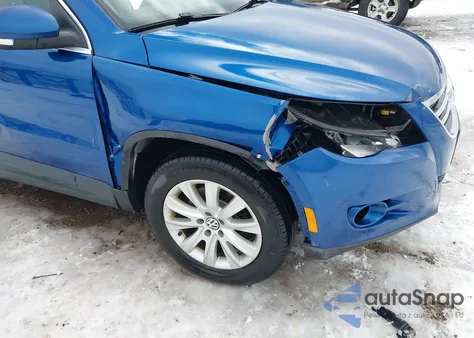 2009 Volkswagen Tiguan S/Se/Sel из США, поврежденный, VIN WVGAV75N89W004483